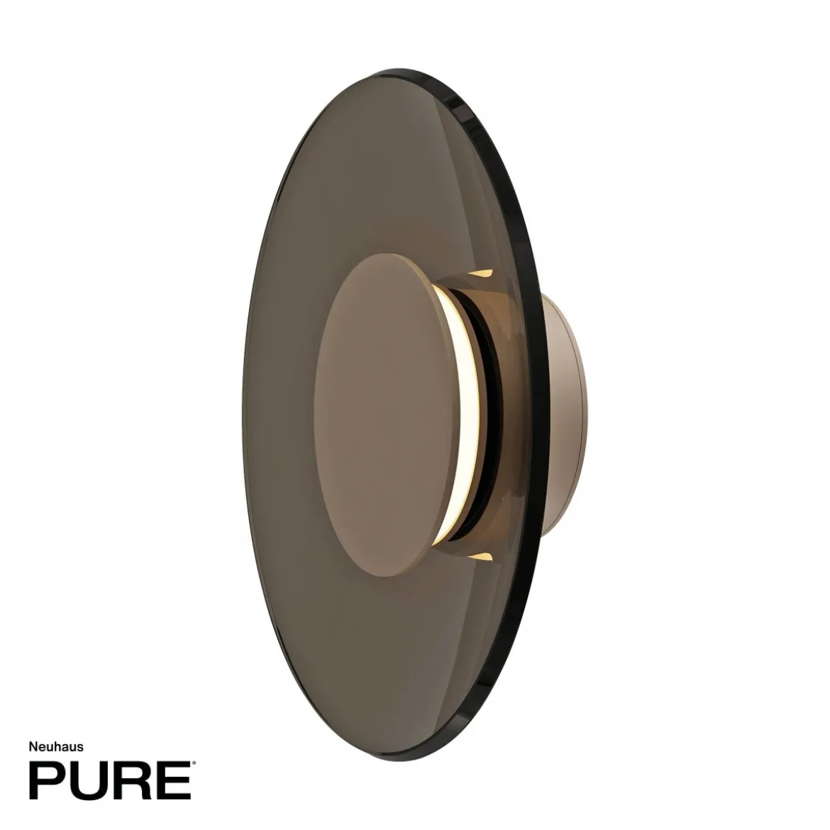 Paul Neuhaus 9594-97 PURE Moon LED Wandleuchte bronce 32cm 2700K