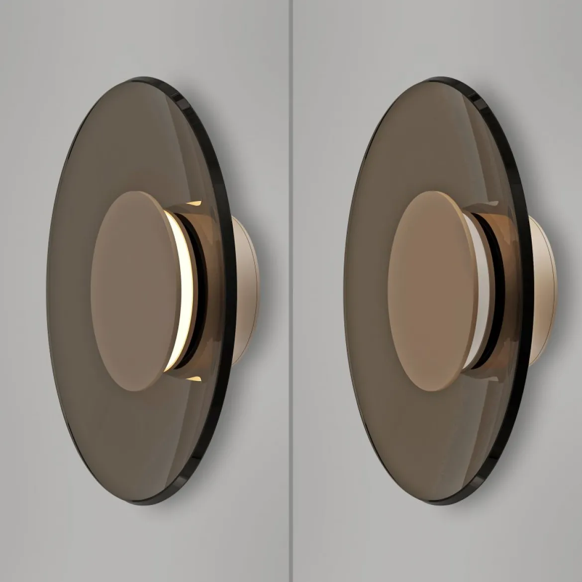 Paul Neuhaus 9594-97 PURE Moon LED Wandleuchte bronce 32cm 2700K