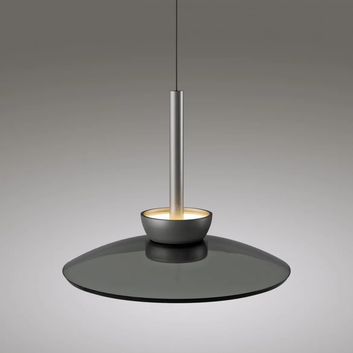 Paul Neuhaus 2191-15 PURE Moon Pendelleuchte platin grau