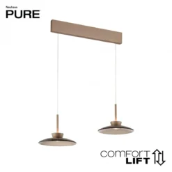 Paul Neuhaus 2194-97 PURE Moon Pendelleuchte bronce 2-flammig