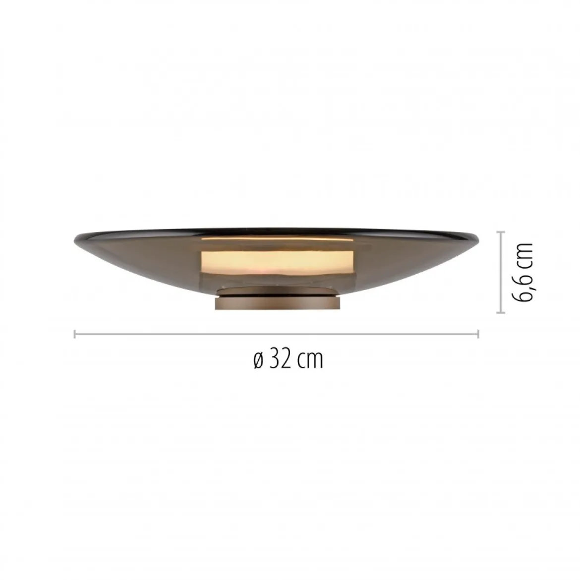 Paul Neuhaus 4594-97 PURE Moon Tischleuchte bronce dimmbar