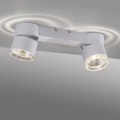 Paul Neuhaus 6862-16 PURE-NOLA LED Deckenleuchte 2-flammig weiß