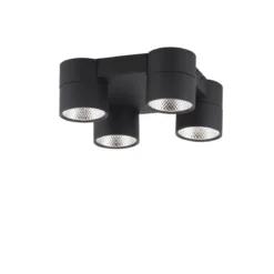 Paul Neuhaus 6454-18 PURE-NOLA LED Deckenleuchte 4-flammig schwarz