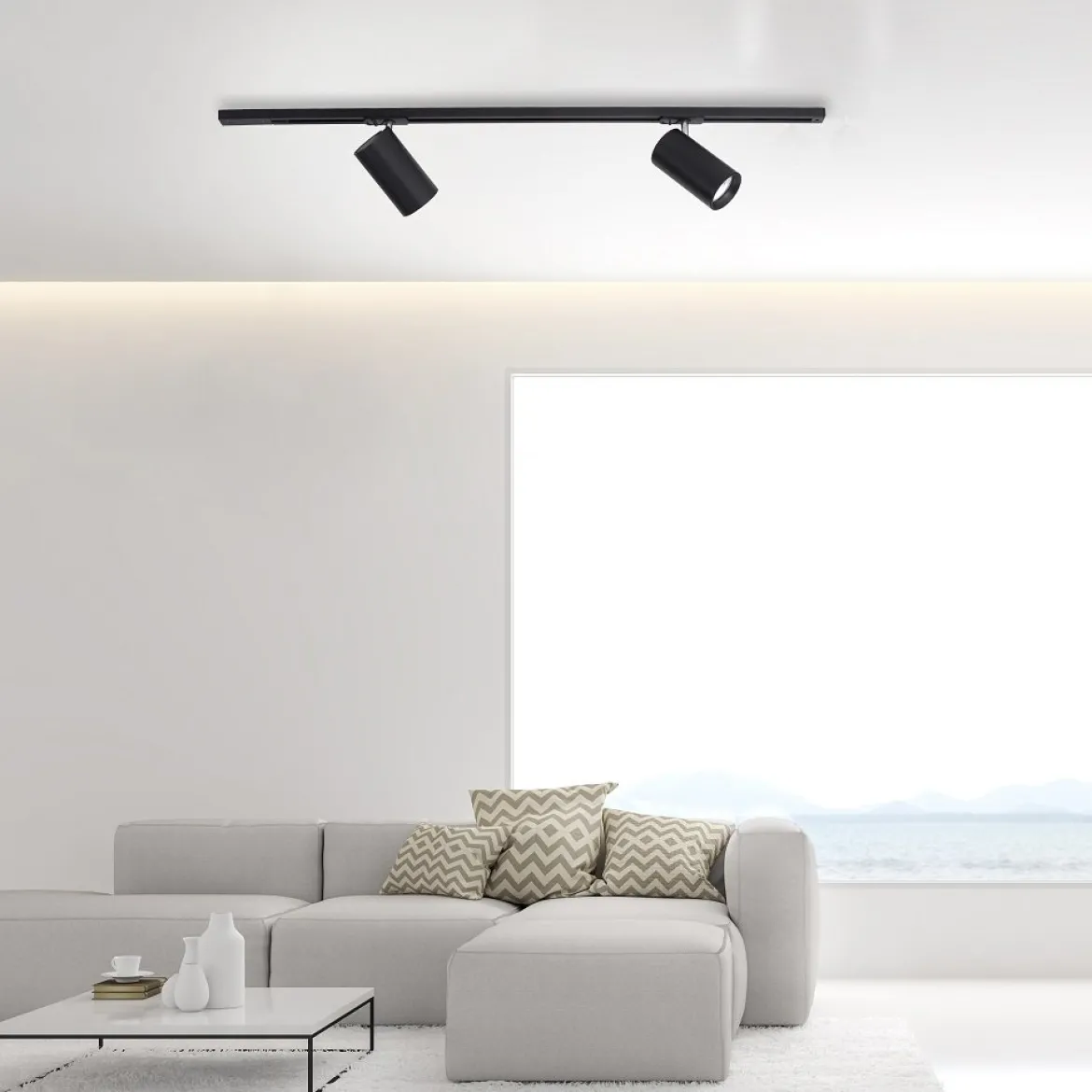 Paul Neuhaus 6214-18 PURE-TECHNIK LED Schienenleuchte schwarz dimmbar