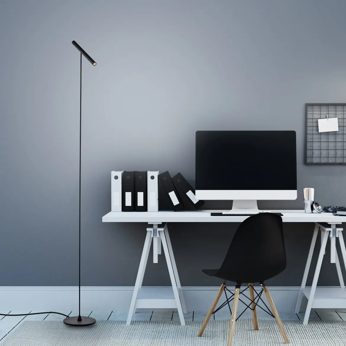Paul Neuhaus 405-18 PURE-TUTUA LED Stehleuchte schwarz dimmbar
