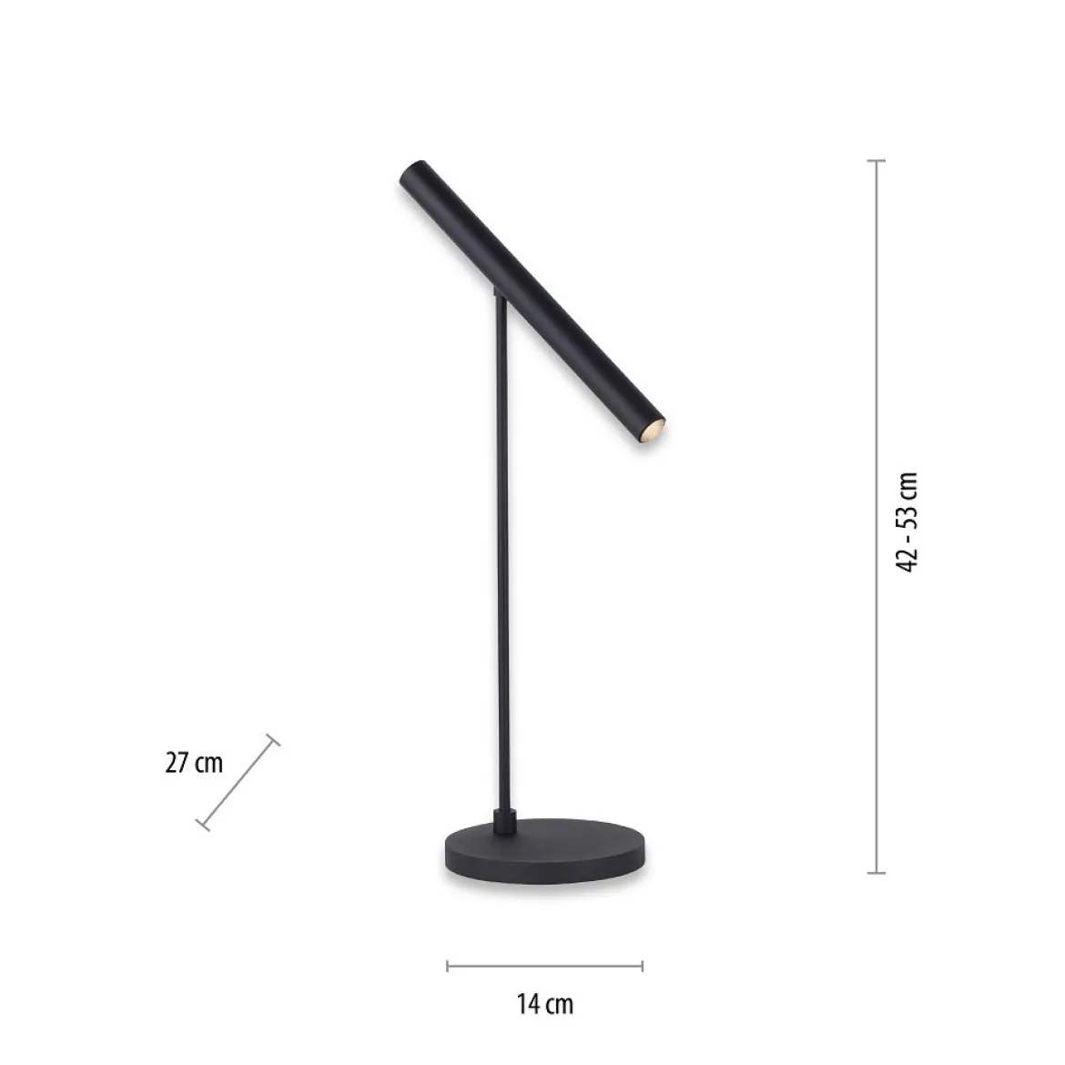Paul Neuhaus 4405-18 PURE-TUTUA LED Tischleuchte schwarz dimmbar
