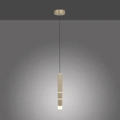 Paul Neuhaus 2211-60 PURE-VEGA LED Pendelleuchte messing matt getrennt schaltbar
