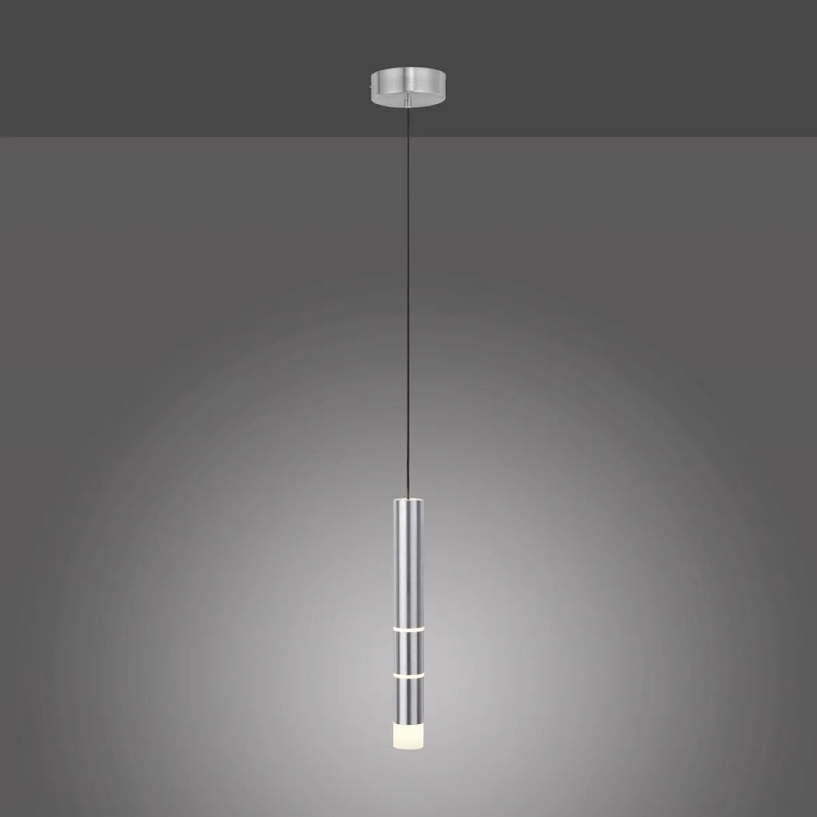 Paul Neuhaus 2211-95 PURE-VEGA LED Pendelleuchte aluminium getrennt schaltbar