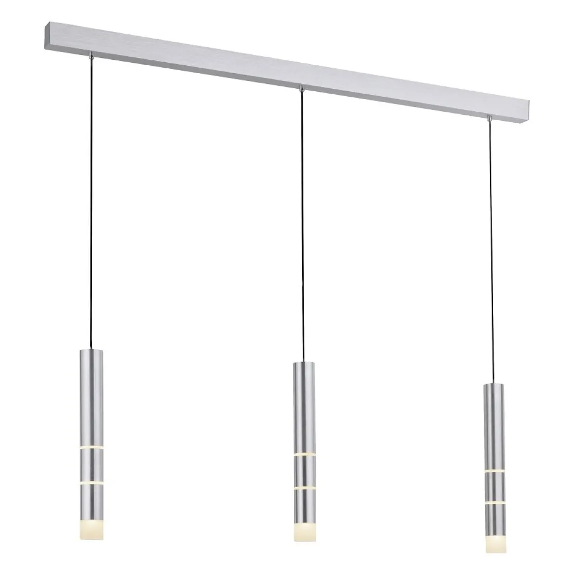 Paul Neuhaus 2213-95 PURE-VEGA LED Pendelleuchte aluminium 3-flammig getrennt schaltbar