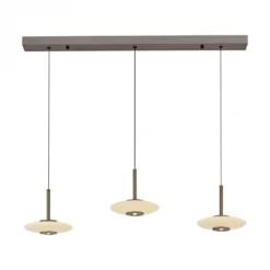 Paul Neuhaus 2083-34 PURE Vitrum Pendelleuchte dark-metal brown Comfort Lift