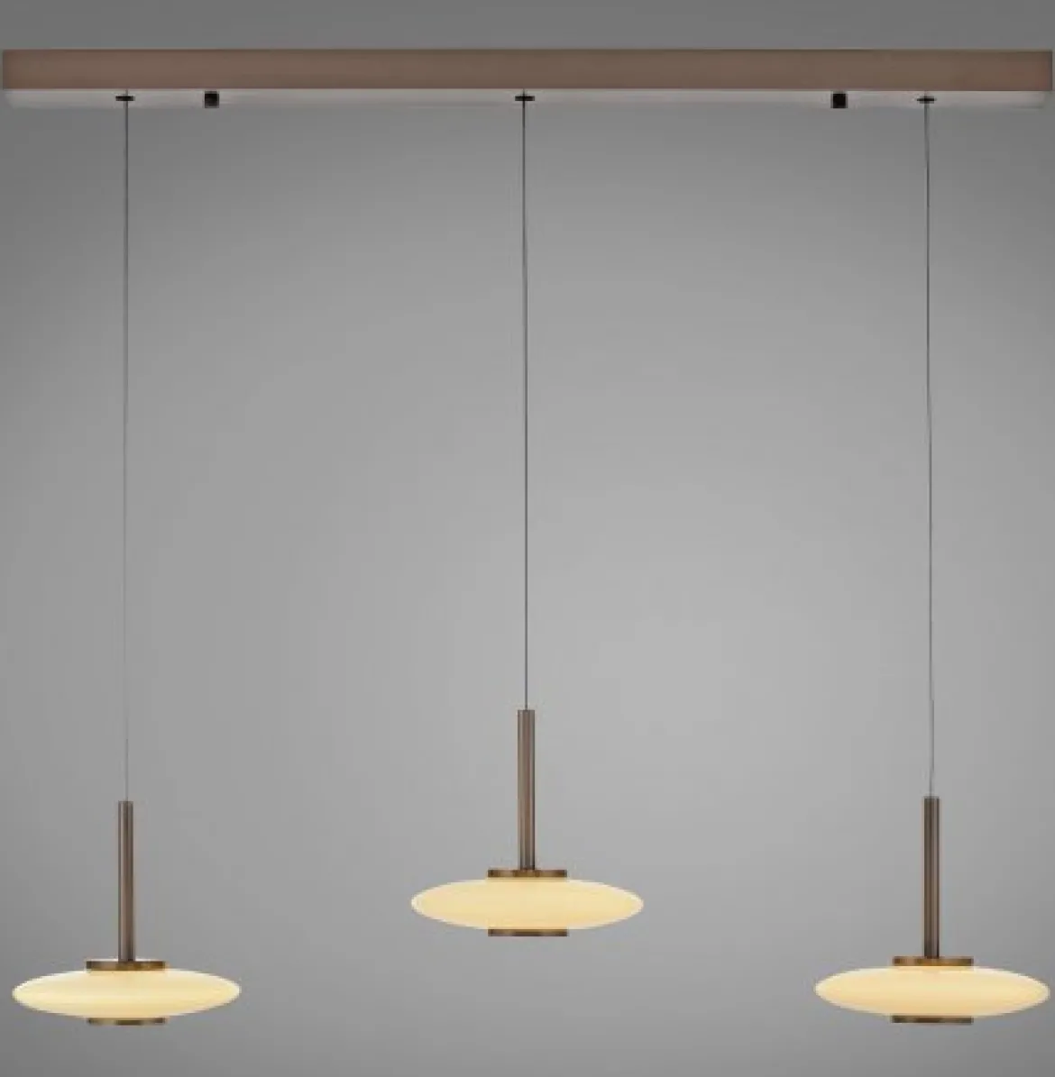 Paul Neuhaus 2083-34 PURE Vitrum Pendelleuchte dark-metal brown Comfort Lift