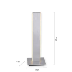 Paul Neuhaus 4460-95 Q-ADRIANA Tischleuchte aluminium