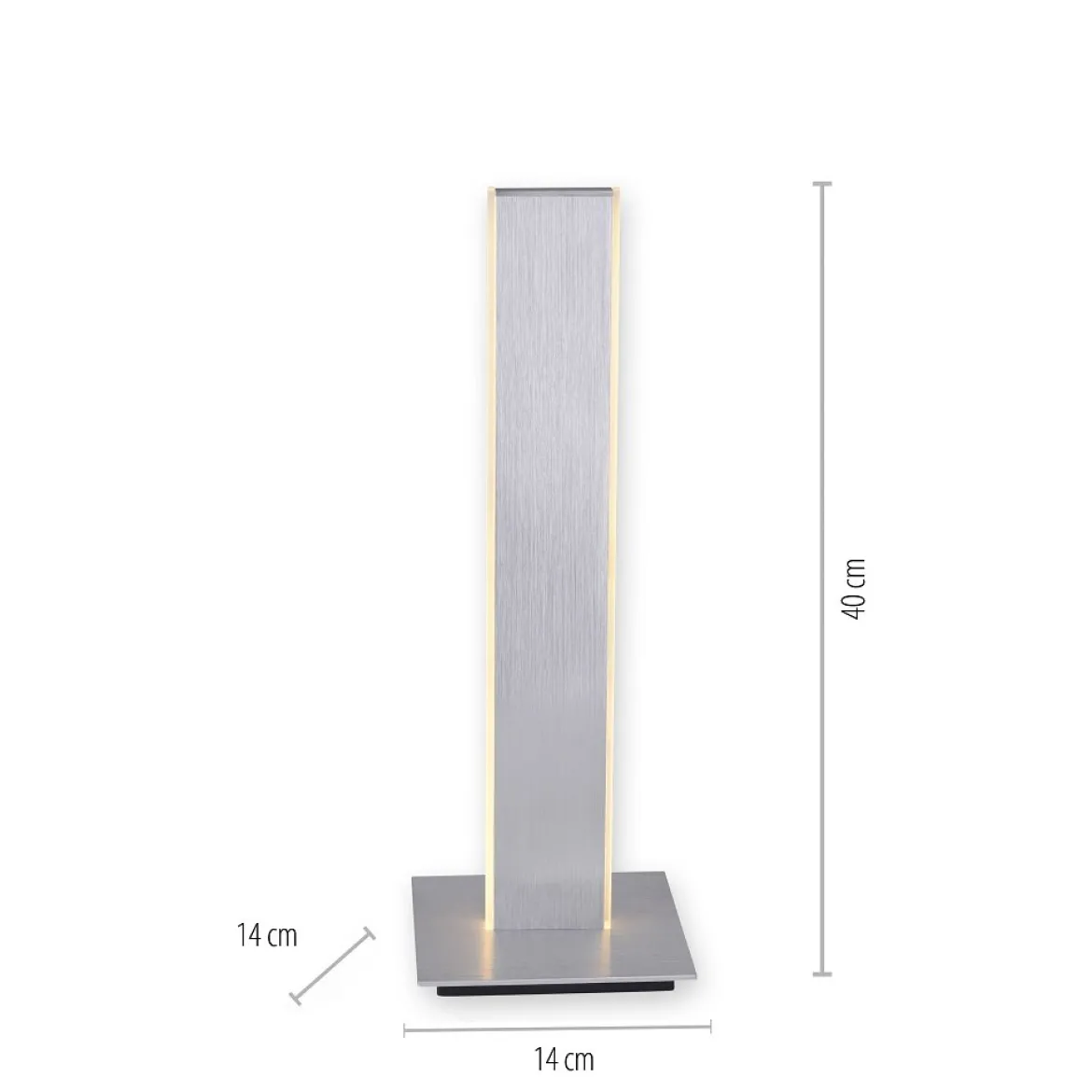 Paul Neuhaus 4460-95 Q-ADRIANA Tischleuchte aluminium