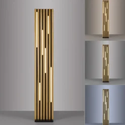 Paul Neuhaus 822-79 Q-AKUSTIK LED Stehleuchte Holz-natur