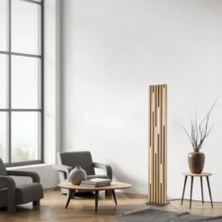 Paul Neuhaus 822-79 Q-AKUSTIK LED Stehleuchte Holz-natur