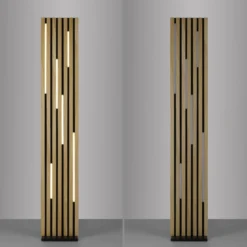 Paul Neuhaus 822-79 Q-AKUSTIK LED Stehleuchte Holz-natur