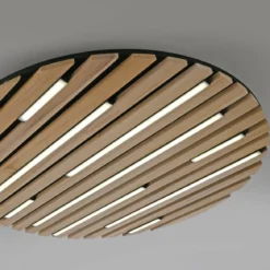 Paul Neuhaus 6421-79 Q-AKUSTIK LED Wand- und Deckenleuchte Holz-natur