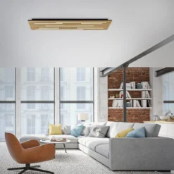 Paul Neuhaus 6422-79 Q-AKUSTIK LED Wand- und Deckenleuchte Holz-natur
