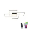 Paul Neuhaus 6073-18 Q-ASMIN LED Deckenleuchte 80x80cm schwarz Smart Home