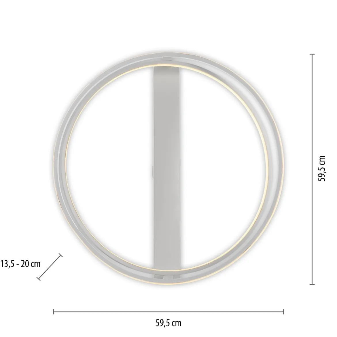 Paul Neuhaus 6739-55 Q-BELUGA LED Deckenleuchte stahlfarben Smart Home