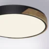 Paul Neuhaus 6071-18 Q-BILA Deckenleuchte Schwarz mit Echtholz 51cm