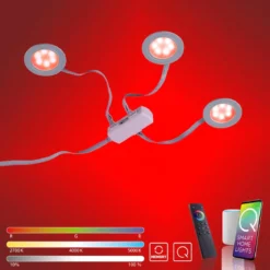 Paul Neuhaus 1150-95 Q-ELLI LED Einbauleuchte aluminium 3er-Set