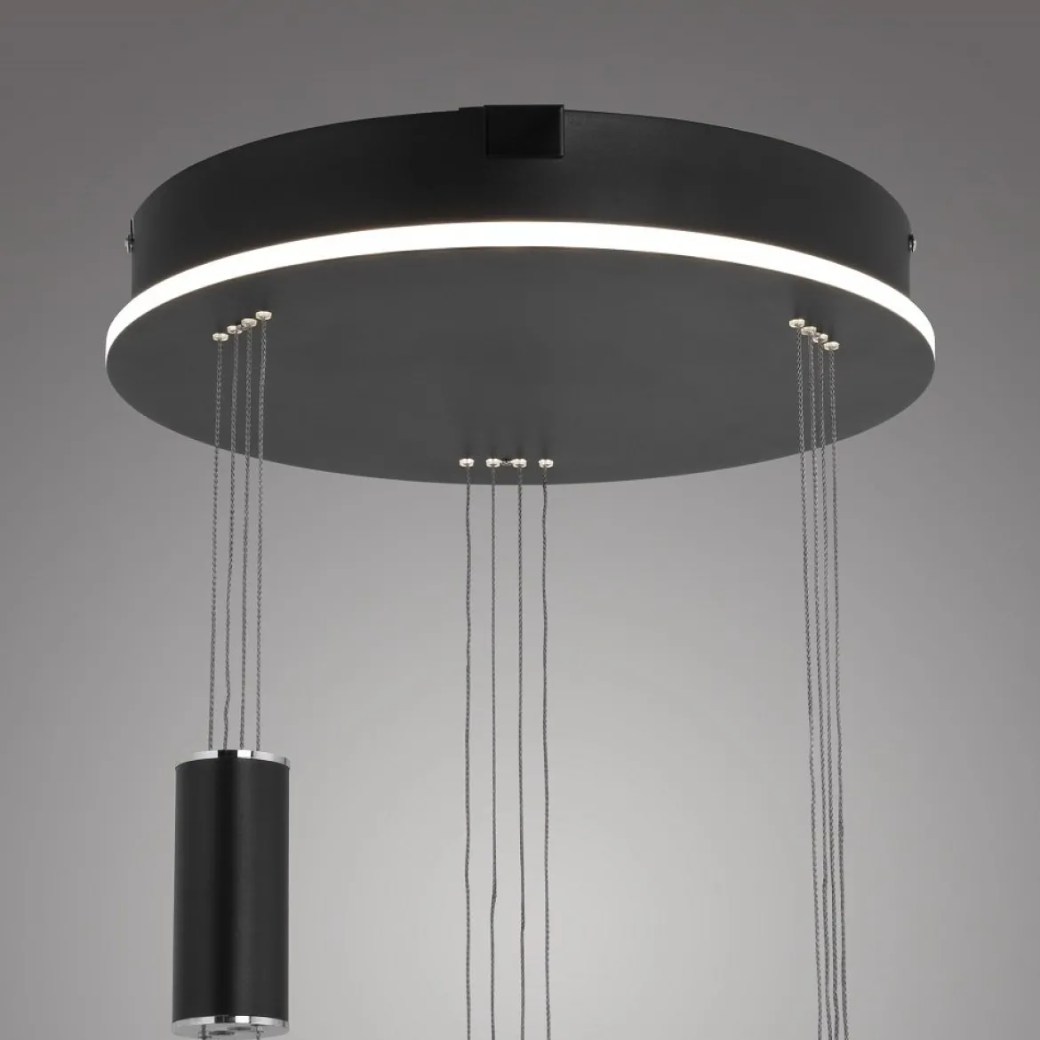 Paul Neuhaus 2078-18 Q-ETIENNE Pendelleuchte 3-flammig Schwarz