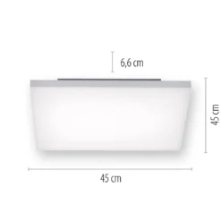 Paul Neuhaus 8287-16 Q-FRAMELESS 45 Deckenleuchte weiss