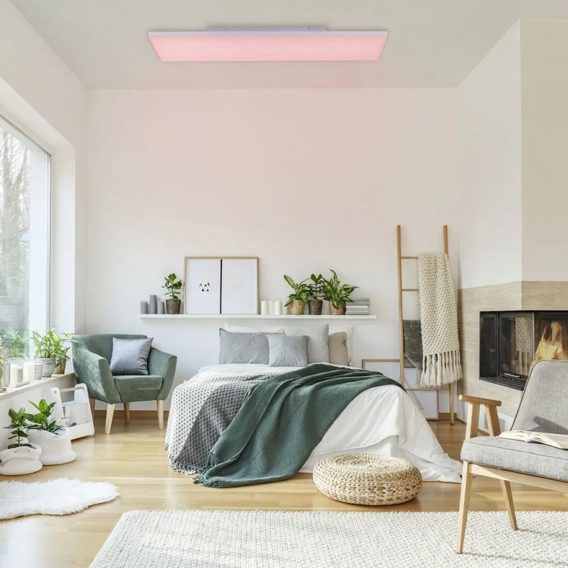 Paul Neuhaus 8289-16 Q-FRAMELESS Deckenleuchte weiss
