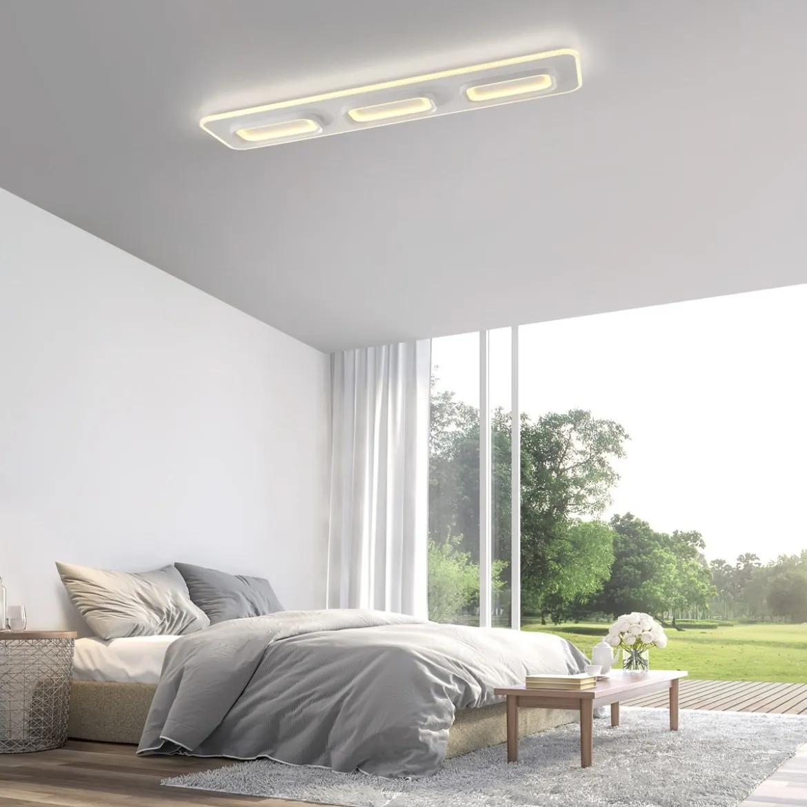 Paul Neuhaus 6505-16 Q-KALINA LED Deckenleuchte weiss