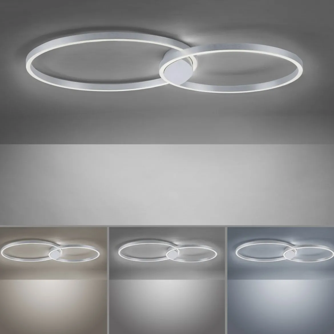 Paul Neuhaus 6589-95 Q-KATE Deckenleuchte aluminium