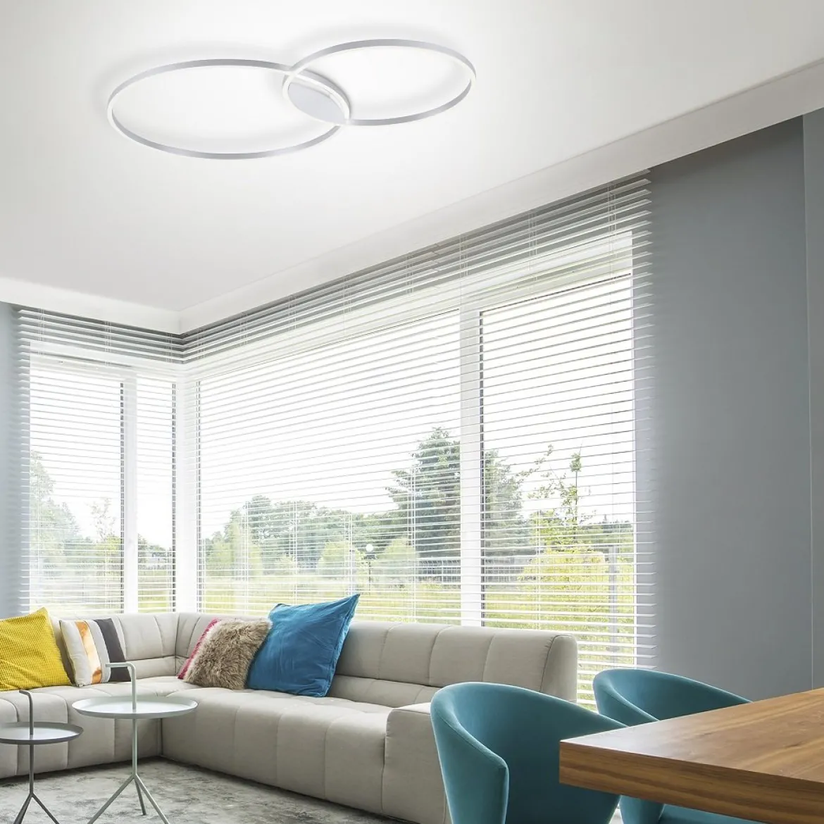 Paul Neuhaus 6590-95 Q-KATE Deckenleuchte aluminium