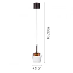 Paul Neuhaus 2741-20 Q-KON Pendelleuchte kupfer 1-flammig Smart Home