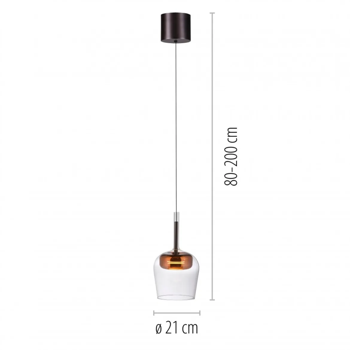 Paul Neuhaus 2741-20 Q-KON Pendelleuchte kupfer 1-flammig Smart Home