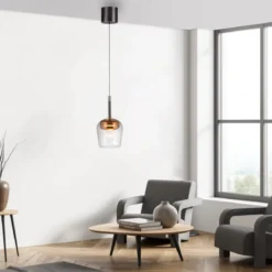 Paul Neuhaus 2741-20 Q-KON Pendelleuchte kupfer 1-flammig Smart Home