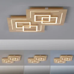Paul Neuhaus 8181-79 Q-LINEA LED Deckenleuchte Holzdekor