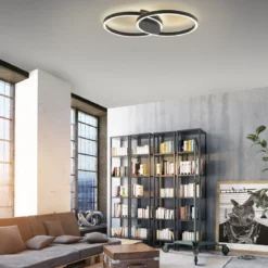 Paul Neuhaus 6145-18 Q-MARKO LED Deckenleuchte rund Schwarz RGBW