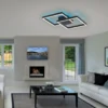 Paul Neuhaus 6144-18 Q-MARKO LED Deckenleuchte quadratisch Schwarz RGBW
