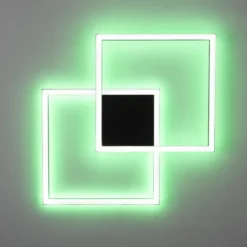 Paul Neuhaus 6144-18 Q-MARKO LED Deckenleuchte quadratisch Schwarz RGBW