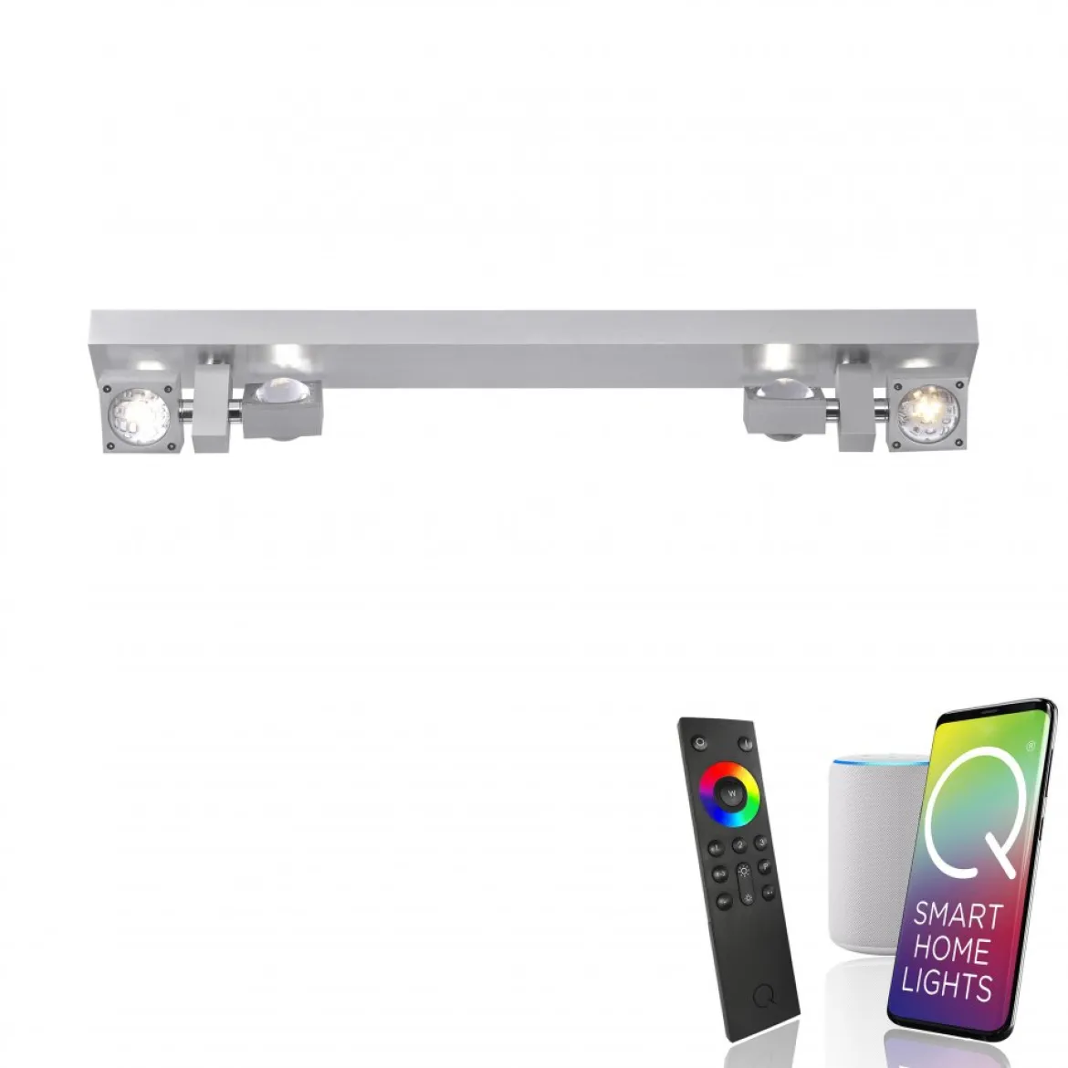 Paul Neuhaus 6471-95 Q-NEMO LED Deckenleuchte aluminium