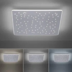 Paul Neuhaus 8039-95 Q-NIGHTSKY Deckenleuchte aluminium quadratisch