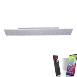 Paul Neuhaus 8038-95 Q-NIGHTSKY Deckenleuchte aluminium rechteckig