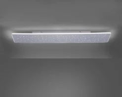 Paul Neuhaus 8038-95 Q-NIGHTSKY Deckenleuchte aluminium rechteckig