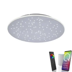 Paul Neuhaus 8037-95 Q-NIGHTSKY Deckenleuchte aluminium rund