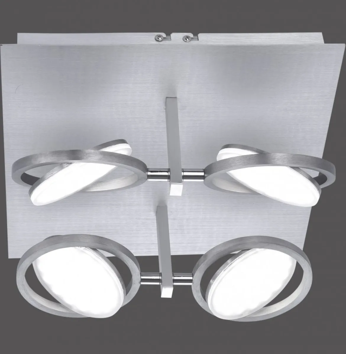Paul Neuhaus 6805-95 Q-ORBIT LED Deckenleuchte aluminium