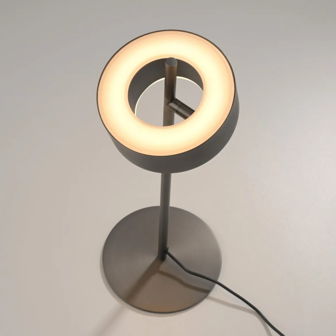 Paul Neuhaus 4324-34 Q-ROTATE LED Tischleuchte dark-metal brown