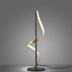 Paul Neuhaus 4385-13 Q-SWING LED Tischleuchte anthrazit messing Smart Home