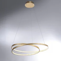 Paul Neuhaus 2474-12 ROMAN Pendelleuchte 72 gold
