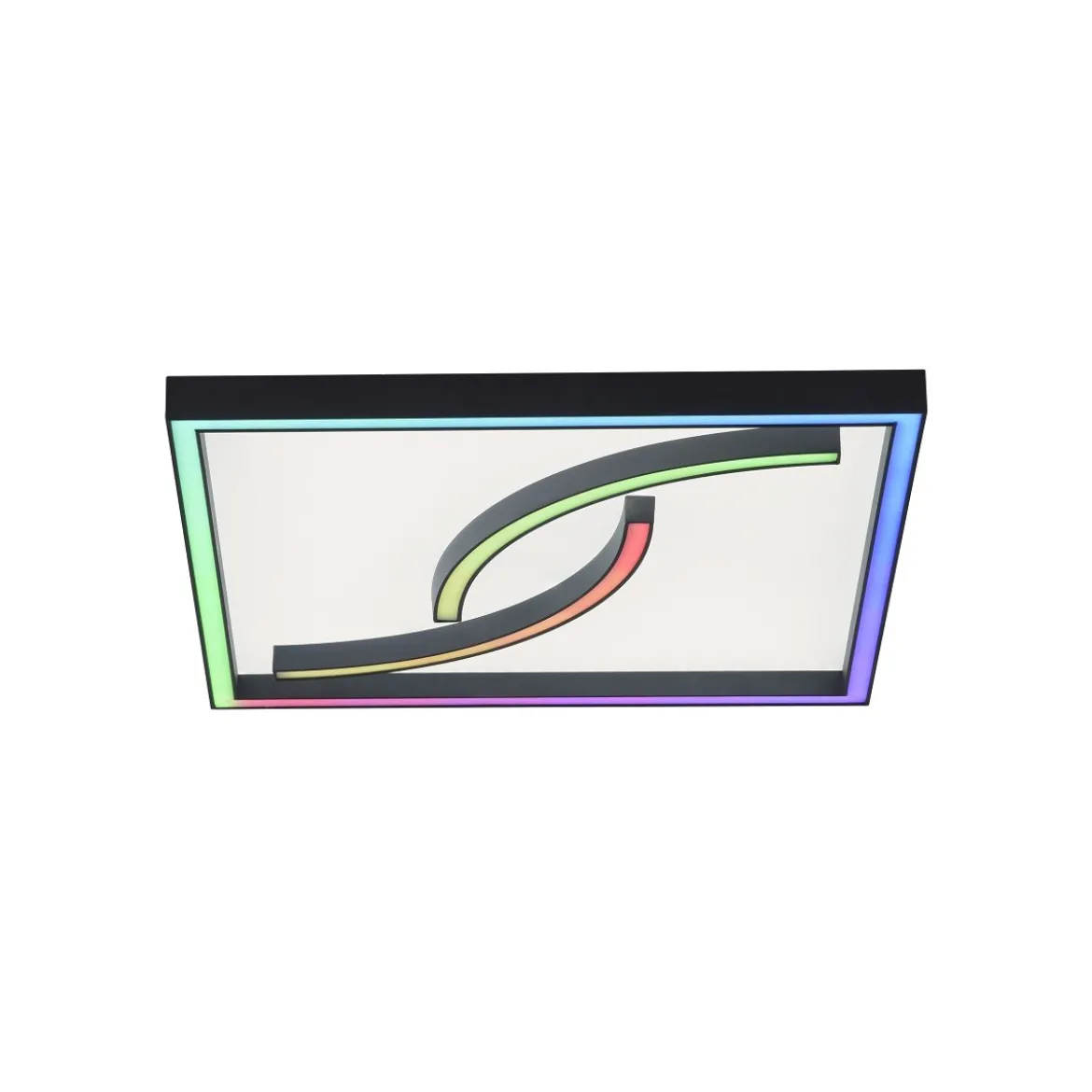 Paul Neuhaus 8275-18 Serpent Deckenleuchte schwarz 45x45cm RGBW