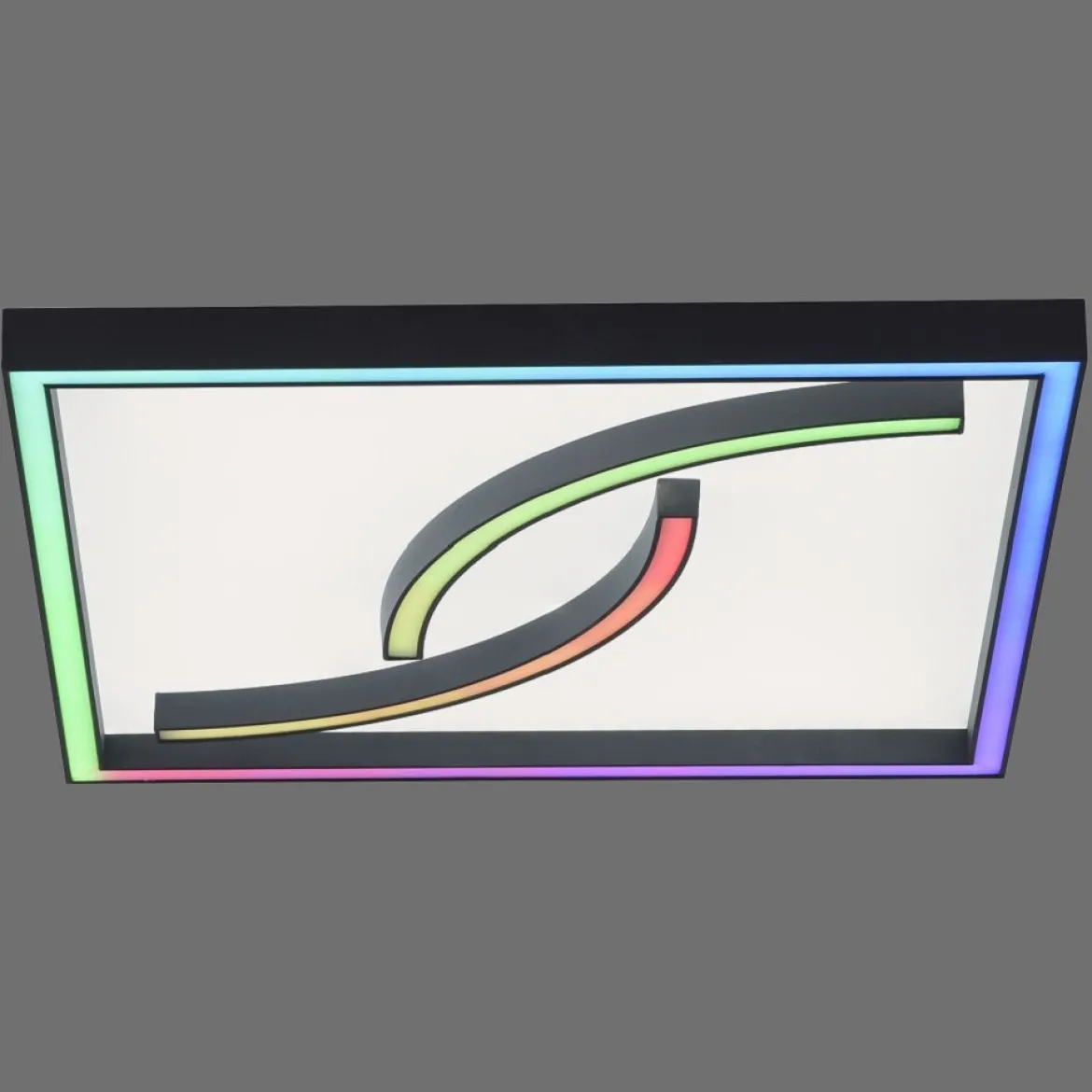 Paul Neuhaus 8275-18 Serpent Deckenleuchte schwarz 45x45cm RGBW